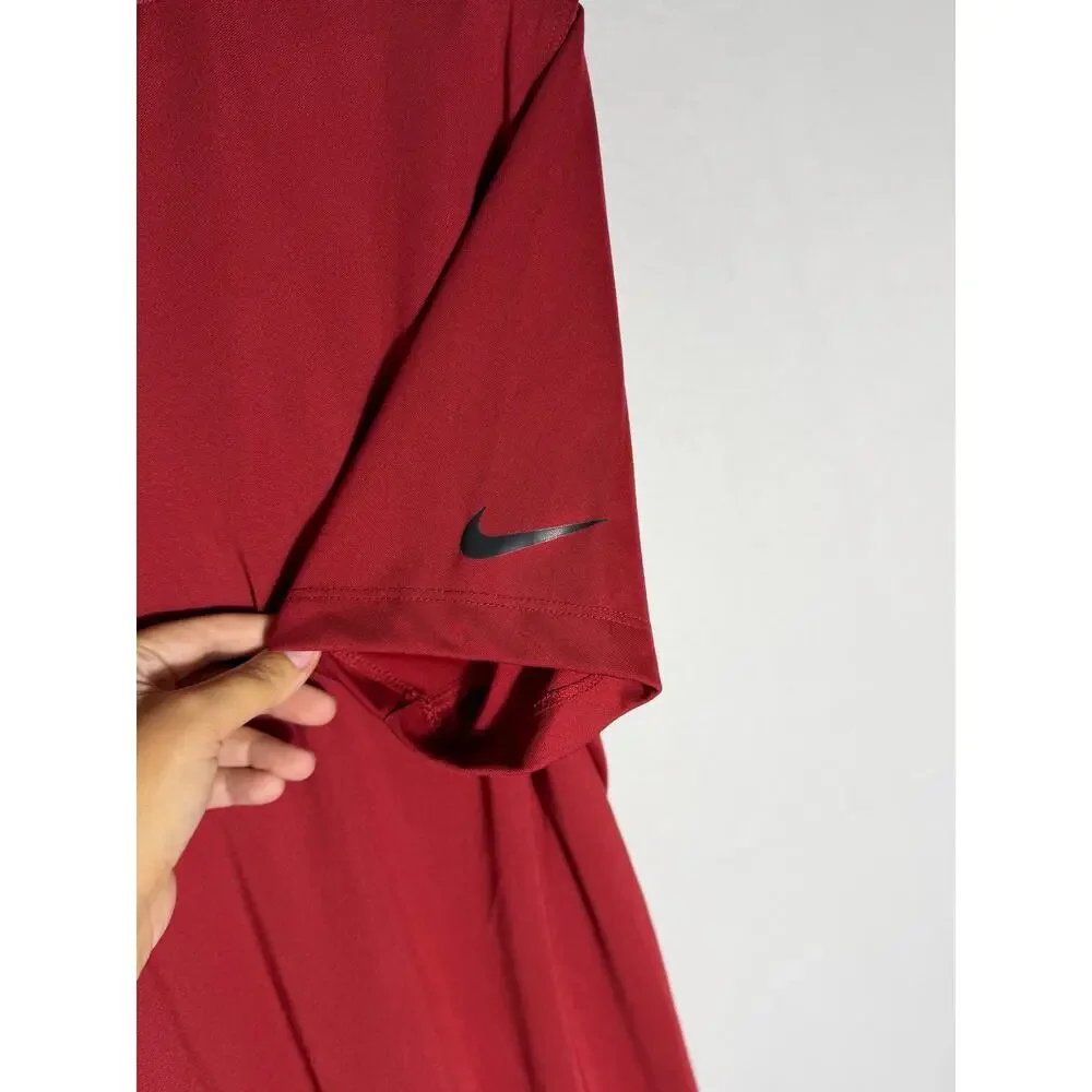 Nike Golf Dri-FIT Polo Red Performance Shirt M